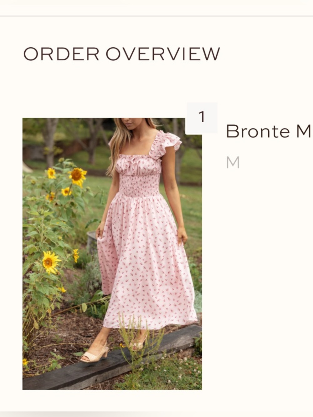 Petal & Pup Pink Floral Maxi Dress with Ruffle Sleeves